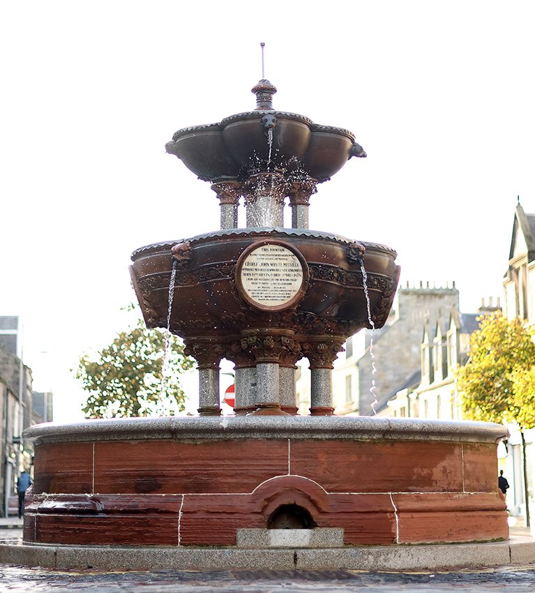Historic Fountain Flows Again